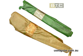 Original British No9 bayonet with scabbard. Unissued in original factory ordnance wrapping.¬¨‚Ä† For use on the British No4 .303 rifle. SKU 6380. Plus $15 Posta