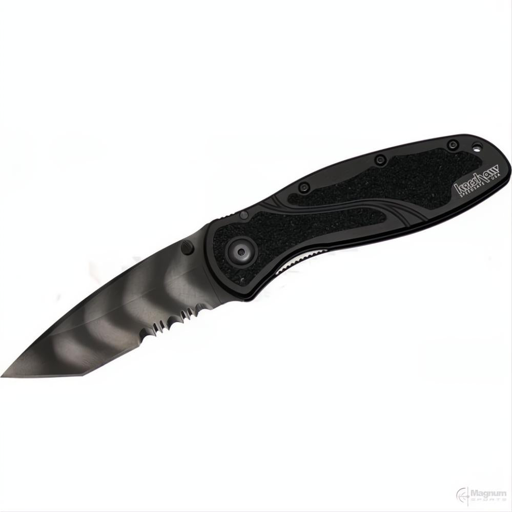 Kershaw Blur Tanto Tiger Stripe Serrated
