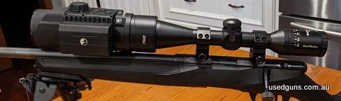 Night vision front clip on & monocular attachment. Great unit if you already have a day scope and don't want to run a dedicated night/thermal setup. This unit c