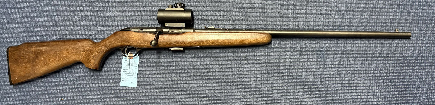 Safari Firearms sale! Mossberg 740T in 22 WMR. Has a Bushnell 1x40 red dot.