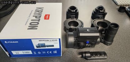 Pulsar Krypton 2 XG 50 Clip on / Monocular. PSP-B adapters 56mm & 42mm with spacers. Only used a couple of times. As new condition. Great device and image quali