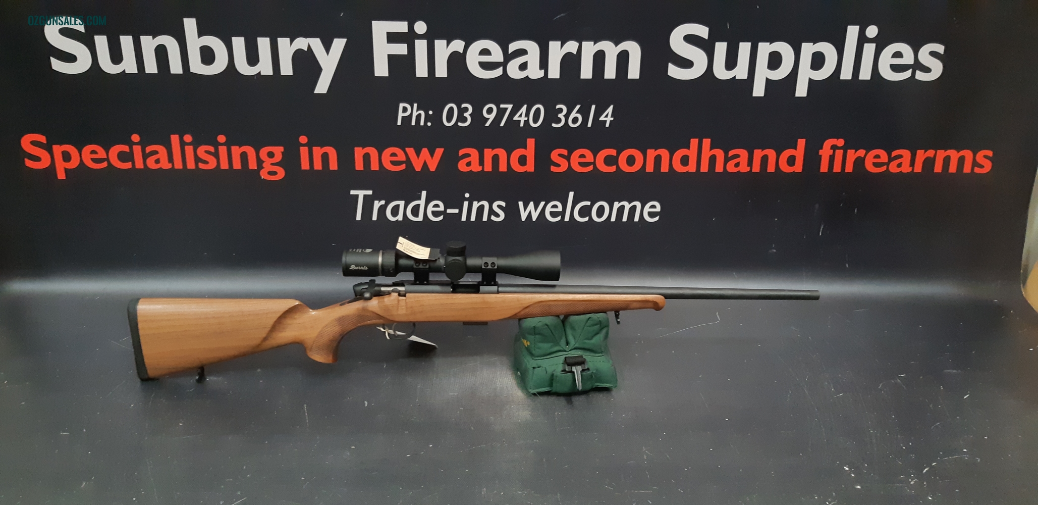 Steyr Zephyr II 22LR Burris scope Package A-448