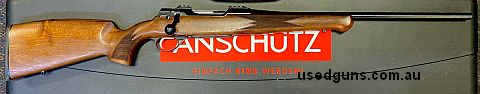 One only, in stock for immediate delivery. Anschutz 1782D German in 9.3x62. 23" Barrel, 3 shot detachable magazine and integral weaver bases. Nicely figured Eur