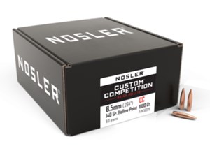 NOSLER
50379
CUSTOM COMPETITION
6.5MM 140GR
HOLLOW POINT BOAT TAIL
PROJECTILES

SPECIAL
$569 /PER 1000