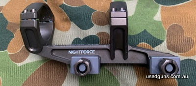 Nightforce Ultramount in Flat dark earth finish. 20 MOA forward cant. 34mm . Height 1.5. Suits picatinny rail. Nightforce part number A683. Used a few times at 