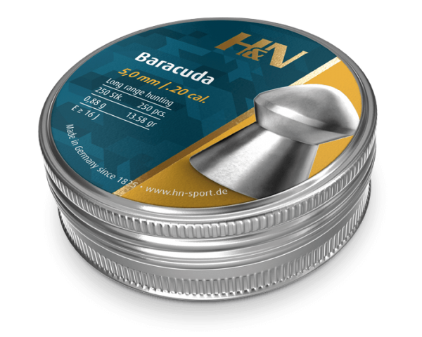 H&N BARACUDA .20 PELLETS 13.58GR (250PK)