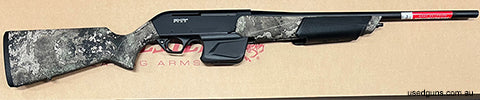 New Winchester model SXR2 Stata Pump action rifle. Camo synthetic stock. In stock for immediate delivery. Available in 308 or 30-06. 308 has 9 shot mag, 30-06 h