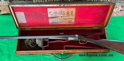 STEPEN GRANT 67A JAMES STREET LONDON round body game gun, H Phillips Patent SIDELEVER Cocking Action Patent No 4809, carved fences, full coverage of foliate and
