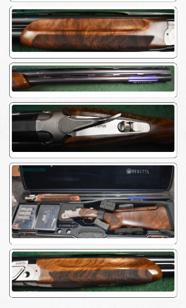 Beretta 694 DTL AS, 30 inch barrel, left hand, 5x Optima HP chokes and adjustable stock.