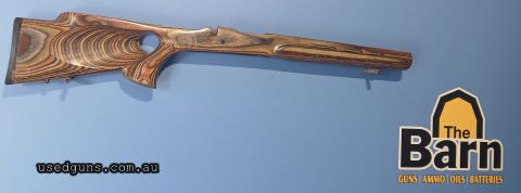 Boyds Remington 700 short action thumbhole stock. Varmint barrel channel. Has plenty of bumps and bruises on stock but would tidy up if someone had the time to 