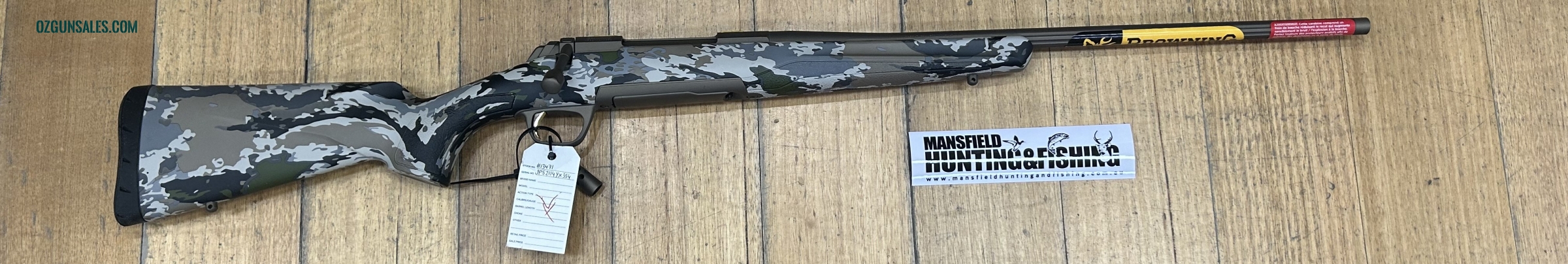 #13471 Browning X-Bolt Speed Ovix Camo 270Win 4rnd