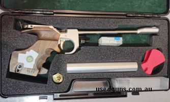 Excellent condition with all original equipment included. 2022 Steyr LP2 with left Small grip. More images available on request.