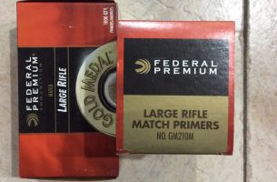 Federal Premium Match primers x2 1000 Pick up ACT Canberra or Brisbane at Easter Holidays