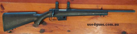 Cz 527 in 300 Whisper (300 Blackout). Rifle is in excellent condition, stock a factory synthetic that has been painted brown with spiderweb. Barrel is a TSE bar