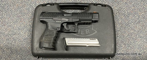 Very good condition Walther PPQ 22LR. Comes cased with a spare magazine. Great smooth shooting ergonomic plinker. $30 freight to your dealer Australia Wide exce