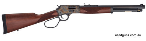 In stock now! Henry Big Boy Color Case Hard. 44mag side gate Henry made their initial centerfire reputation with the handgun-calibered Big Boy, so it was a logi