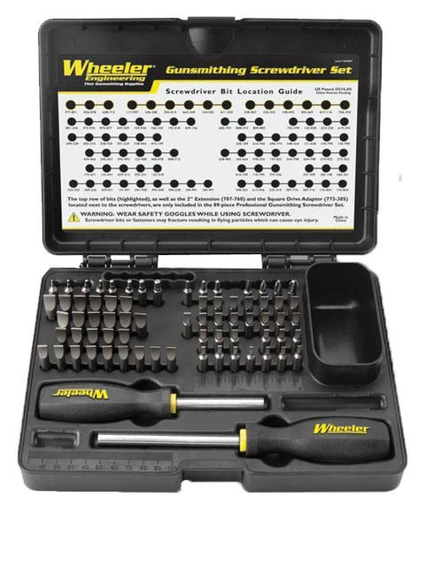WHEELER SCREWDRIVER SET DELUXE GUNSMITHING 89 PCE