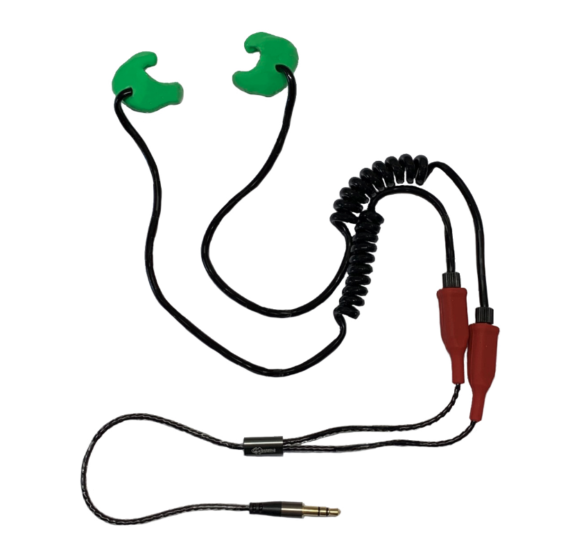 Earmold Recreational Stereo Headset