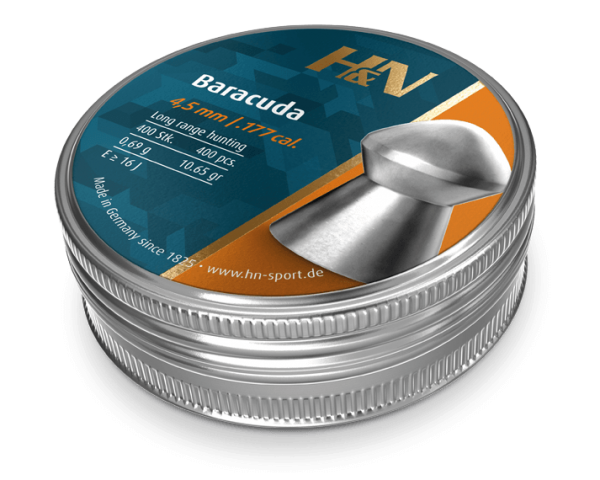 H&N BARACUDA .177 PELLETS 10.65GR (400PK)