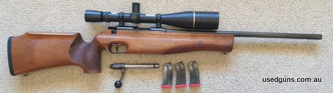 Already set up to shoot Field Rifle/3P, this rifle is extremely accurate with the correct ammo, rifle would be in excellent condition except for a couple of sma