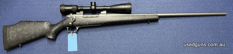 Excellent condition Weatherby Mk V in 6.5-300 Wby Mag. Has a Swarovski Z5 3.5-18x44 scope with Butler Creek scope caps mounted in a Bell & Carlson stock. Butter