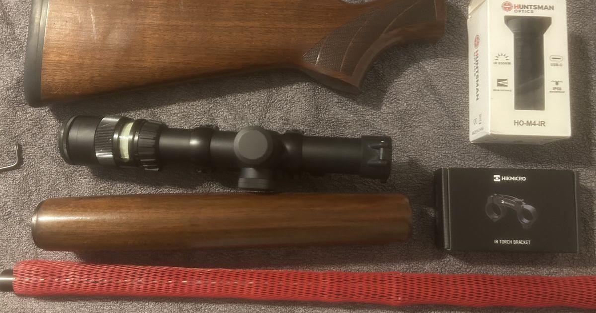 Barrels, Scopes, Stocks, IR Torch and Templeton Rail
