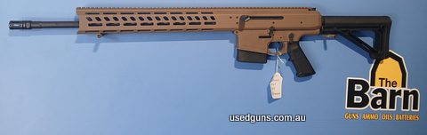 Warwick WFA2 308W straight pull rifle. Is in very good condition. Has some cosmetic marks on chassis. Fixed stock