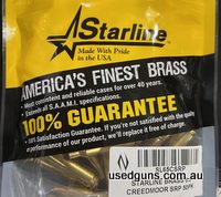 In stock now in limited quantities. Starline 6.5 Creedmoor brass with small rifle primer pockets. 50 pack for $99. $15 post Australia wide for any quantity.