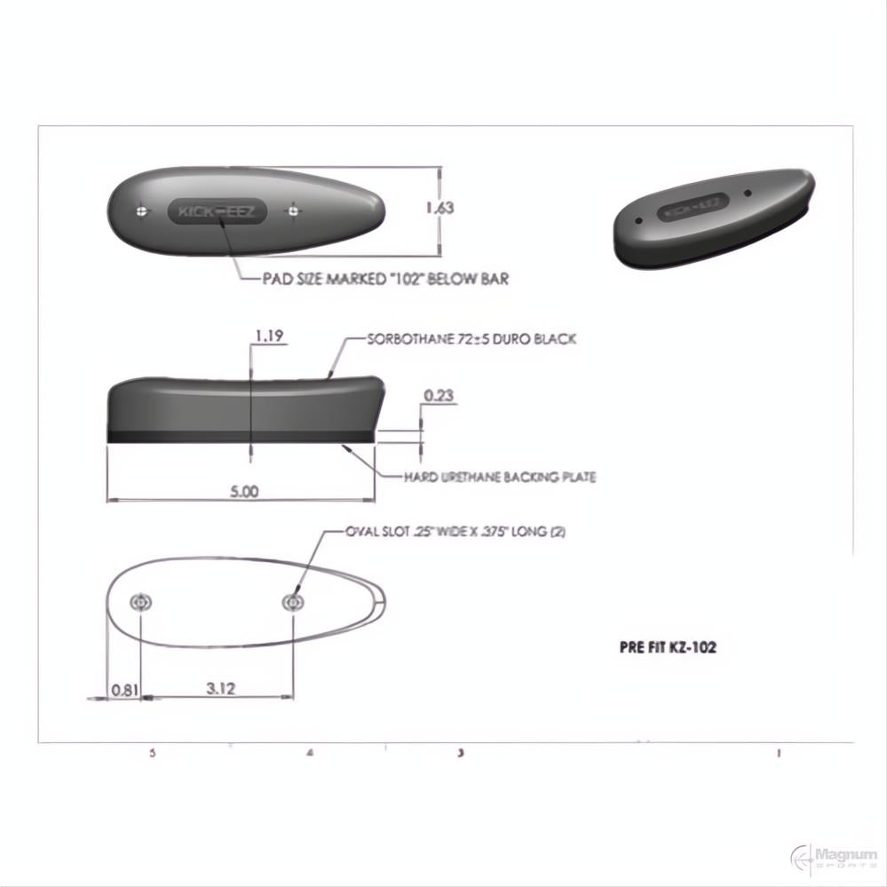 Kick-Eez Pre-Fit Recoil Pad