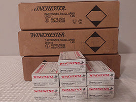 Winchester 124Gr FMJ x1830 Rounds. Drop off Brisbane only with Cat H licence shown. Backed by generations of legendary excellence, Winchester "USA White Box" st