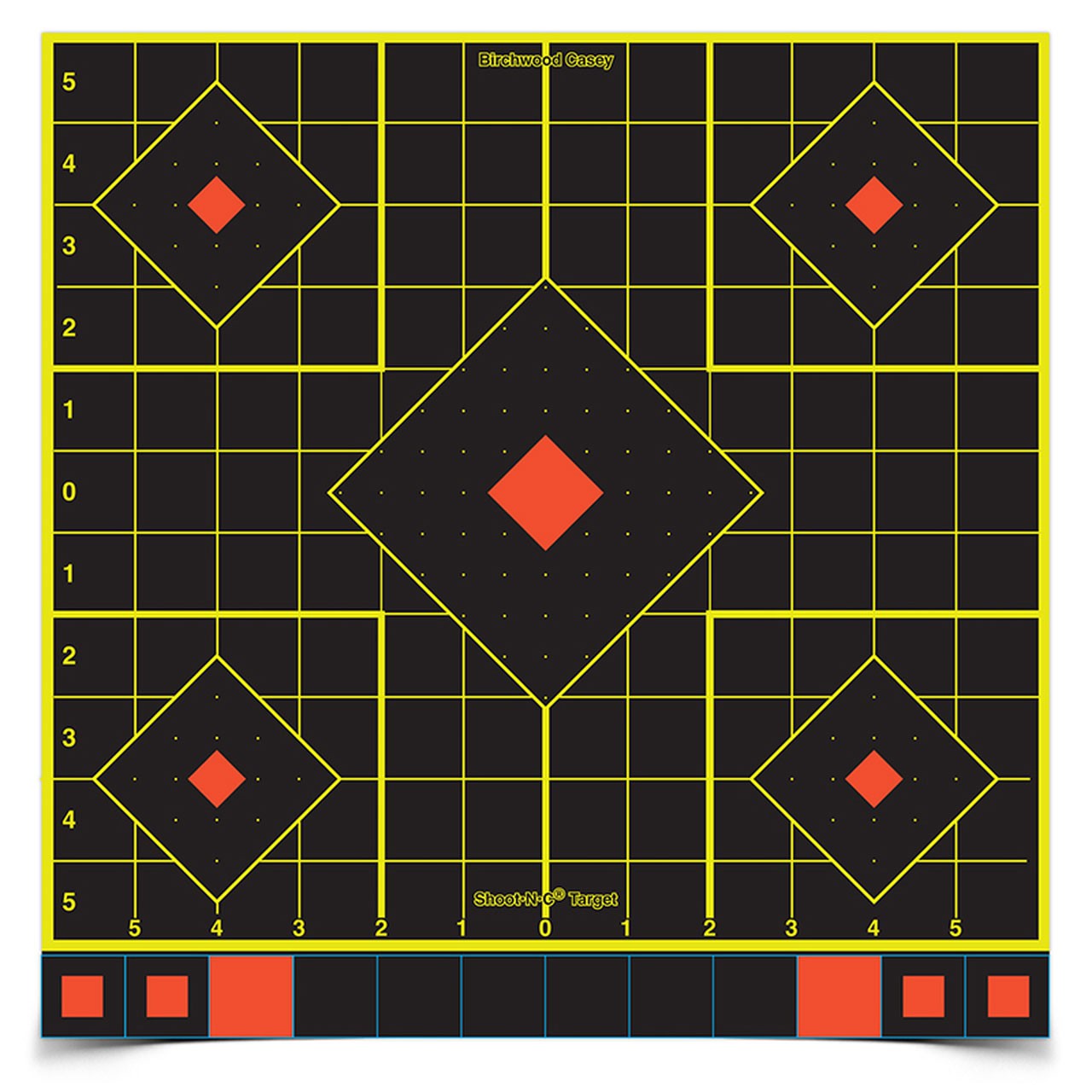 BIRCHWOOD CASEY SHOOT-N-C 12" SIGHT IN GRID TARGETS (12PK)