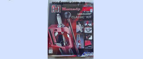 Hornady Lock & Load Classic Reloading Kit. Bought new but never used. New condition. Components have never been removed from packaging. Dies aren‚Äö√Ñ√∂‚àö√ë‚àö