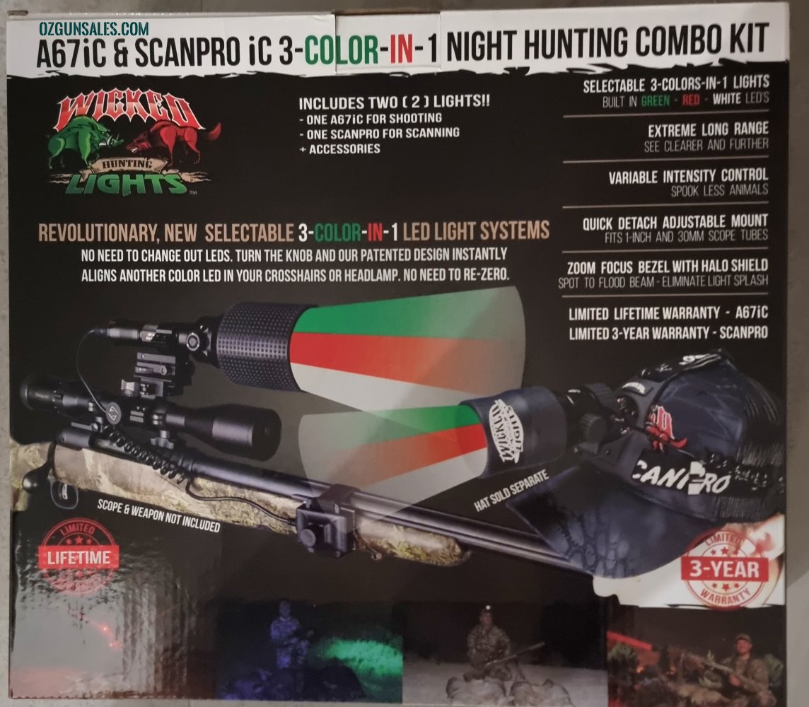Wicked Lights Scanpro Hunting Kit