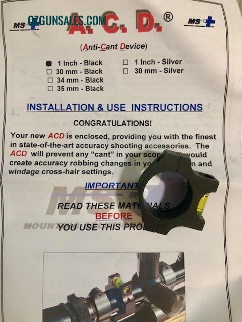 MWG 1" Anti Cant Device NEW