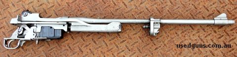 Complete rifle minus the stock. Stainless steel Ruger Mini 14. I x 5 round magazine. Solid & reliable rifle. Only $45 dealer delivery (Not WA). More photos avai