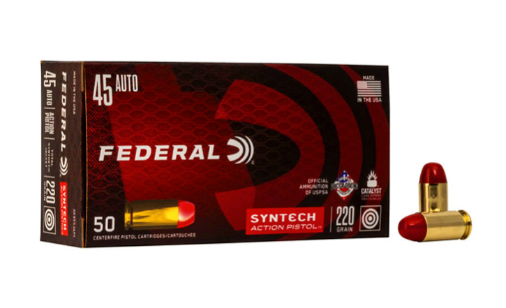Federal 45ACP 220gr TSJ Syntech