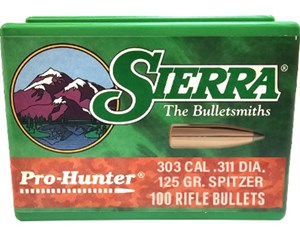 SIERRA
S2305
PRO HUNTER
303CAL, 125GR, SP
PROJECTILES

SPECIAL
$59 /PER 100
$295 /PER 500