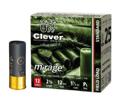 CLEVER MIRAGE T2 STANDARD BUCKSHOT 12G 34GM 2 3/4" #BB