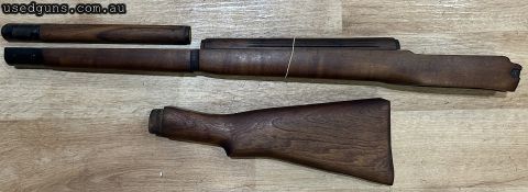 NOS no.4 mki stock. Bought for a project that never went ahead. Stock is a complete set. All parts appear to be new old stock with a slight flame in the grain i