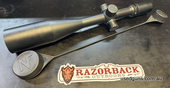 Used Nightforce NXS 5.5-22x56 SFP with now discontinued NP-R2 reticle. MOA/.25 open turrets, has slight blemishes but in good condition, will suit range, bench 
