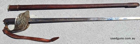 GVR cypher King George Fifth. Interlocking triangle over gold crown. By Warrant and Appointment Henry Wilkinson Pall Mall. Some pitting on hilt and some slight 