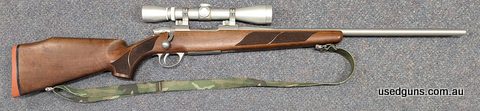 A Sako 75 stainless hunter in 22-250 in very good condition. Fired less than 50 shots. Would be excellent exceot for a couple of marks on the stock. Comes with 