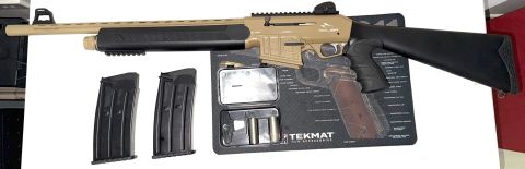 Gun is never used, shoots well. Comes with original 3 chokes, 2 x 5 round magazines.