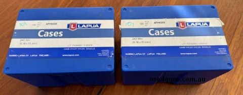Brand new unfired Lapua brass. 2 boxes of 101. Price includes post