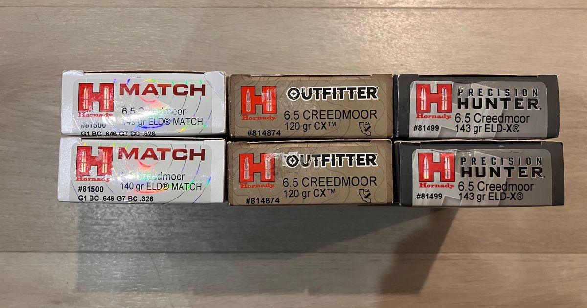 6.5 Creedmoor & 243Win