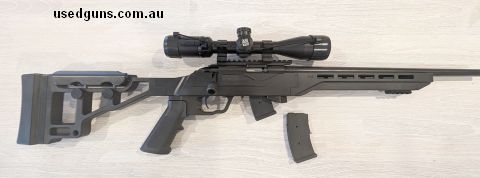 Howa M1100 in TSPX Chassis, ATP pic rail and Bushnell AR 4.5-18x40 scope. 2 x factory mags. Excellent condition like new hardy used. $50 postage if req. Some le