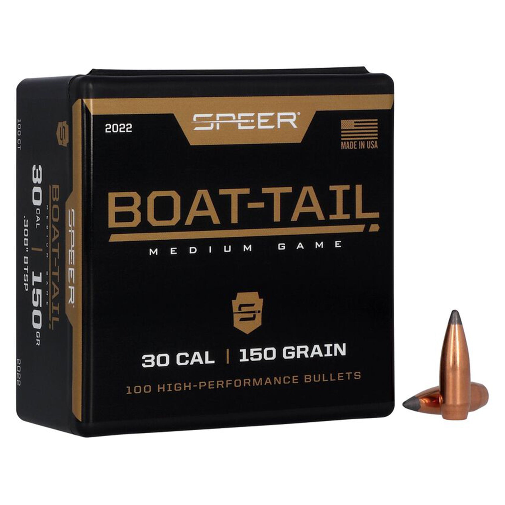 308 150gr Boat Tail