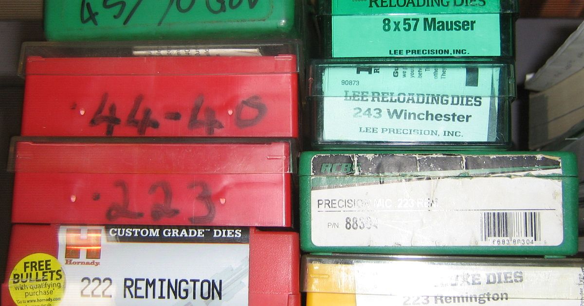 Rcbs reloading press & accessories to start loading your own ammo.