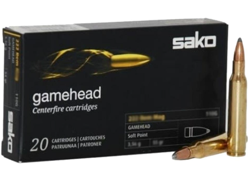 Sako 223 Rem 55gr Gamehead SP 20pk
