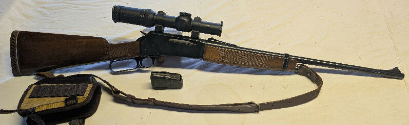 Japan made Miroku MLR 308, great condition would be excellent if not for extremely minor surface marks on bluing and carry marks on stock, unbelievably smooth a